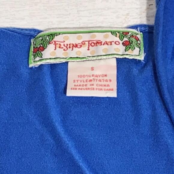 Flying Tomato Paisley Print Bandana Bohemian Racerback Tank Top Size Small - Picture 2 of 8